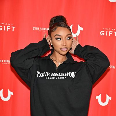 Zonnique Pullins attending the opening ceremony of an apparel brand "True Religion".Source: Instagram